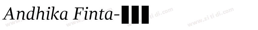 Andhika Finta字体转换